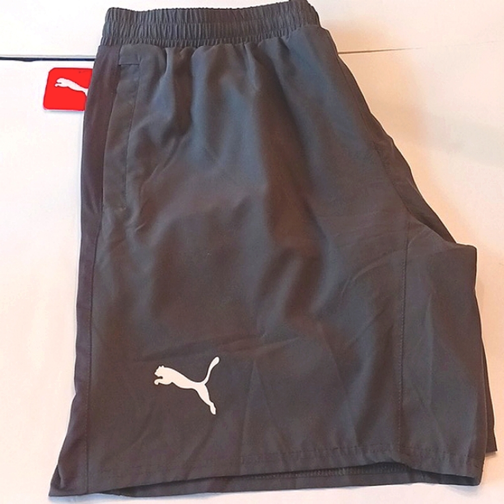 NWT Puma Athletic Men's Big & Tall Grey Shorts Size XL